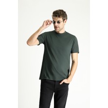 Bisiklet Yaka Regular Fit Süprem Pamuk Tişört