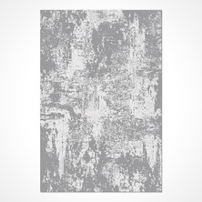 Bespoky 80x150 cm Gri Milad Modern Etnik Yıkanabilir Halı | Mutfak Balkon Yatak Odası Halısı | Leke Tutmayan Kaymaz | MİLAD-MD011