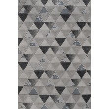 Bespoky 80x150 cm Gri Trend Modern Lüks Yıkanabilir Halı | Mutfak Balkon Yatak Odası Halısı | Hav Vermez Leke Tutmaz Kaymaz | LXS_TREND-1091A