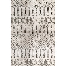 Bespoky 80x150 cm Krem Krm Modern Lüks Yıkanabilir Halı | Mutfak Balkon Yatak Odası Halısı | Leke Tutmayan Kaymaz | KRM_TOKYO-1755