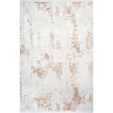 Bespoky 80x300 cm Krem Yıkanabilir Halı | Mutfak Yolluk Halısı | Leke Tutmayan, Kaymaz | KAREN-6412AK