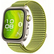 MobaxAksesuar Huawei Watch Fit 5/ Fit 5 Pro/ Fit 4/ Fit 4 Pro/ Fit 3 Kordon Dalgalı Cırt Cırt Hasır Kordon