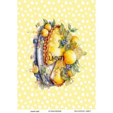 Limon Serisi LMN71 Limon Desenli Pirinç Dekopaj 30*42 cm