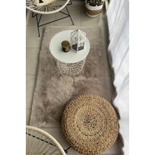 Bespoky 95x150 cm Gri Post Kilim Yıkanabilir Halı | Mutfak Balkon Yatak Odası Halısı | Hav Vermez Kaymaz | VİZON-POST