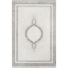 Bespoky 100x300 cm Gri Yıkanabilir Halı | Mutfak Yolluk Halısı | Leke Tutmayan, Kaymaz | FEEL-FL001A