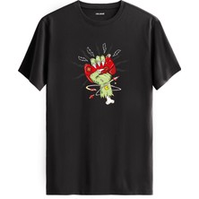 Zombi Oyun Temalı Regular Tişört %100 Pamuk Premium Kumaş Tshirt