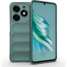 Tecno Spark 20 Kılıf Içi Kadife Dolgulu Dalga Tutma Haznelli Premium Tpu Silikon Kapak Ryc/etnik