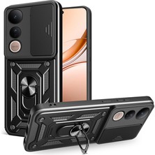 Vivo V50 Lite 4g Kılıf Kamera Sürgülü Tam Koruma Lyon Kapak