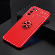 Oppo A55 5g Kılıf Yüzüğü Stant ve Araç Tutucu Olabilen Şık Esnek Premium Silikon Kapak Ryc/ravel