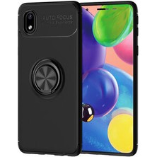 Samsung Galaxy A01 Core Kılıf Yüzüğü Stant ve Araç Tutucu Olabilen Şık Esnek Premium Silikon Kapak Ryc/ravel