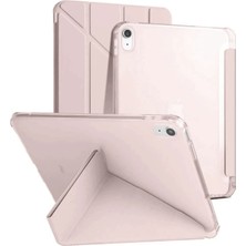 Newface Ipad 2022 10.9 (10.nesil) Kılıf Kalemlikli Mars Tablet Kılıfı - Rose Gold Zrnet