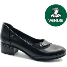 Venüs Aphelandra Hakiki Deri Comfort Ortopedik Kadın Topuklu Ayakkabı