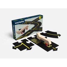 Waytoplay - Runway - 9 Parça (1 Uçak + 8 Yol)