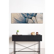 Mavi Karahindiba Panoramik Cam Tablo, Darbelere Dayanıklı Kırılmaz Cam, Hediyelik