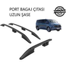 Tourneo Custom Uzun Şase 2025 2026 2027 Portbagaj Tavan Çıtası Siyah