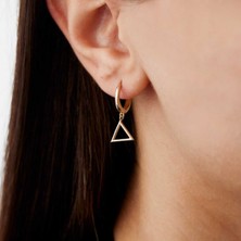 Geometrik Sallantılı  Küpe