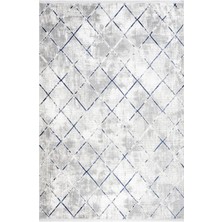 Bespoky 80x300 cm Mavi Yıkanabilir Halı | Mutfak Yolluk Halısı | Leke Tutmayan, Kaymaz | 4731A-MAVİ