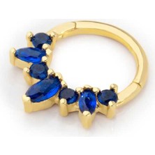 Lacivert Maria Helix Piercing