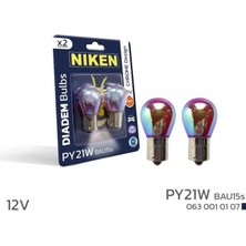 Niken 93 Diadem Ampul P21W Amber Renk 12V 21W Yakın Tırnak (2 Adet)