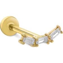 Triple Baget Tragus Piercing