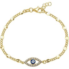 Taşlı Göz Çocuk Bilekliği