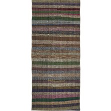 Bespoky 093x205 cm El Dokuma Mavi Yün Halı | El Yapımı Klasik Salon Halısı | %100 Doğal Yün | UNİQUE-37089