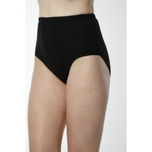 Hmd 1003 3'lü Hamile Lohusa Pamuklu Ribana Bato Külot - Siyah