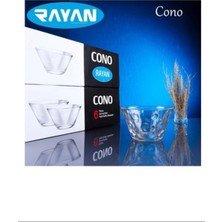Cono Maria 6'lı Büyük Cam Kase -69816