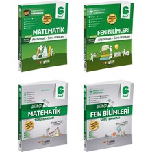 Gizli 2026 6. Sınıf Matematik + Fen Alıştırmalı + Usta Işi Soru Bankası Seti 4 Kitap Güncel Müfredat