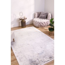 Bespoky 120x300 cm Gri Yıkanabilir Halı | Salon Yatak Odası Halısı | Leke Tutmayan, Kaymaz | 7871-GRİ