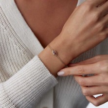 Red Spiga Burgu Bileklik