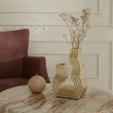 Karaca Home Vendi Vazo Gold 13,5X7,5X20 cm