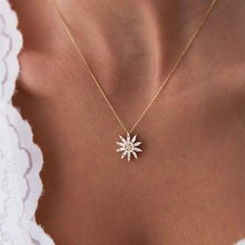 Sıralı Baget Güneş Kolye