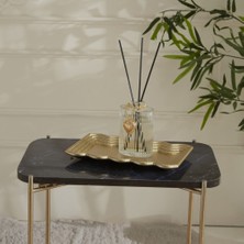 Karaca Home Vendi Dekoraif Tabak Gold 24X15 cm