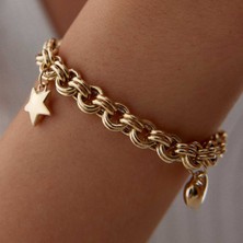 Yıldız ve Kalp Bileklik