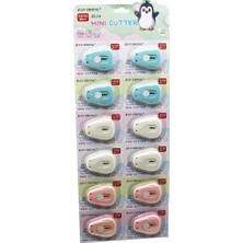 12 Adet Mini Cep - Çanta Penguen Falçata - Maket Bıçak (5067)