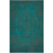 Atina Kahverengi Eskitme Yün Modern Desenli Yün Hav Toz Vermez Leke Tutmayan Salon Yolluk Mutfak El Dokuma Halı