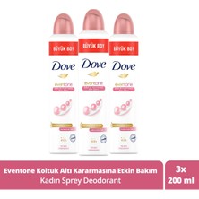 Dove Kadın Sprey Deodorant Eventone Kalendula Özü Büyük Boy 200 ml X3 Adet