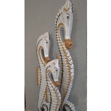 Ahşap Denizatı Dekoratif Biblo