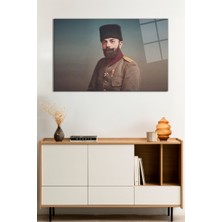 Cemal Paşa Portresi Cam Tablo, Darbelere Dayanıklı Kırılmaz Cam, Hediyelik