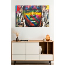 Renkli Grafitti Cam Tablo, Darbelere Dayanıklı Kırılmaz Cam, Hediyelik