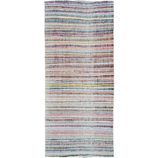 Bespoky 180x417 cm Turuncu Klasik Yün Halı | Geniş Salon Yatak Odası Halısı | %100 Doğal Yün El Yapımı El Dokuma | UNİQUE-32221