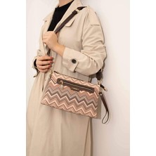 Silver & Polo Nut Kadın Çapraz Çanta Kahve SP1129 Günlük Kullanım için Şık ve Fonksiyonel