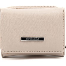 Silver & Polo Bej - A.taba SP1172 Kadın Cüzdan & Kartlık