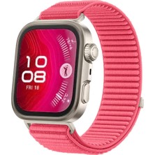 MobaxAksesuar Huawei Watch Fit 5/ Fit 5 Pro/ Fit 4/ Fit 4 Pro/ Fit 3 Kordon Dalgalı Cırt Cırt Hasır Kordon