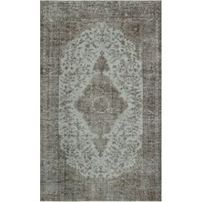Bespoky 167x281 cm Bej Açık Gri Medalyonlu Klasik Bitkisel Halı | Salon Yatak Odası Halısı | UNİQUE-34367