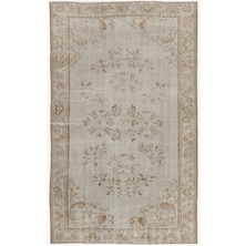 Bespoky 160x264 cm Bej Klasik Yün Halı | Salon Yatak Odası Halısı | %100 Doğal Yün El Yapımı El Dokuma | UNİQUE-5249
