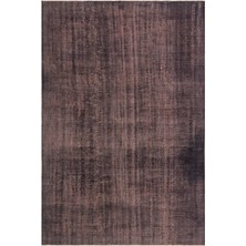 Bespoky 181x275 cm Bej Koyu Kahverengi Eskitme Vintage Soyut Halı | Salon Yatak Odası Halısı | UNİQUE-31020