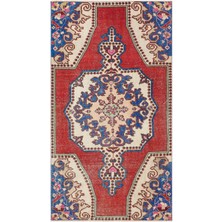 Bespoky 113x201 cm Bej Klasik Yün Halı | Yatak Odası Çocuk Odası Salon Halısı | %100 Doğal Yün El Yapımı El Dokuma | UNİQUE-35349