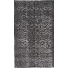 Bespoky 162x278 cm Çok Renkli Gri Bitkisel Vintage Çiçekli Halı | Salon Yatak Odası Halısı | UNİQUE-9132